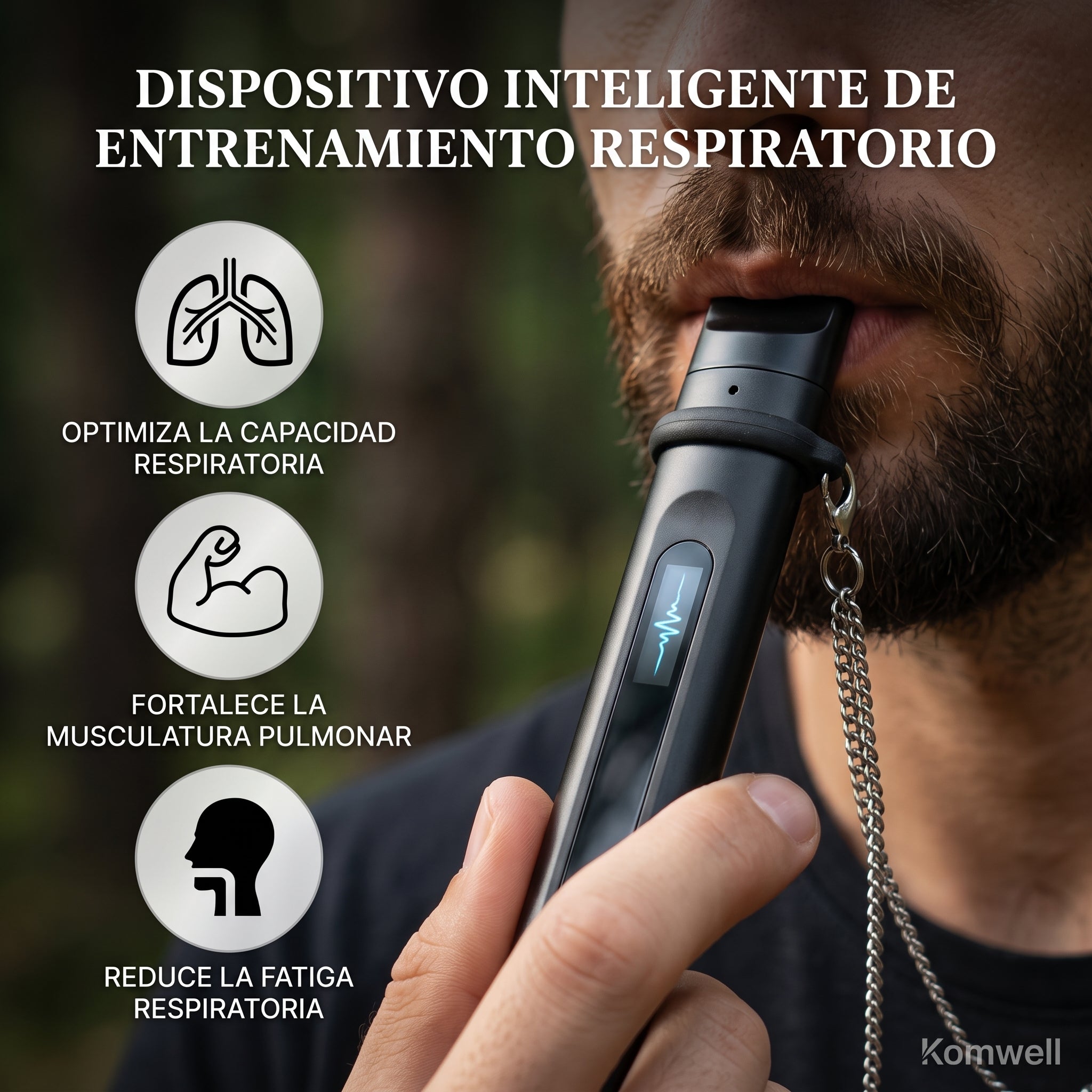 Komwell Entrenador Respiratorio Inteligente